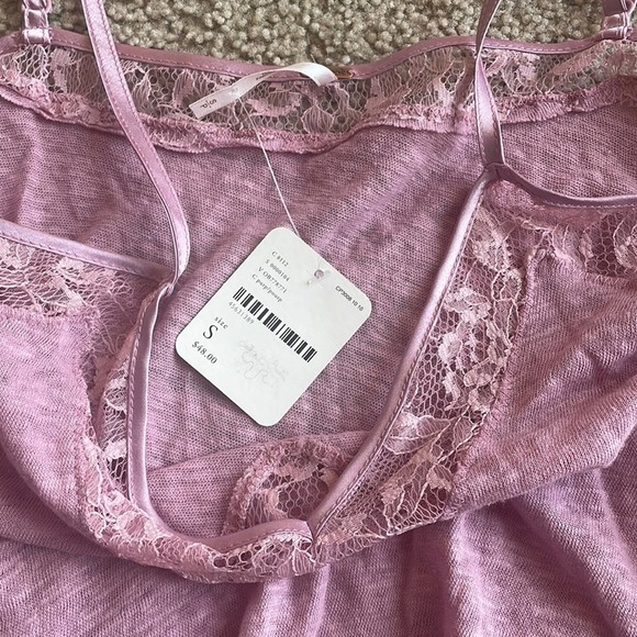 Free people tank top lace inset small - Picture 3 of 3